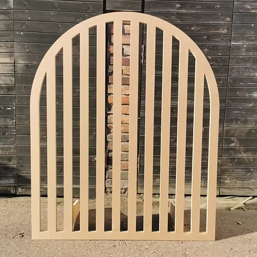 Lined arch backdrop