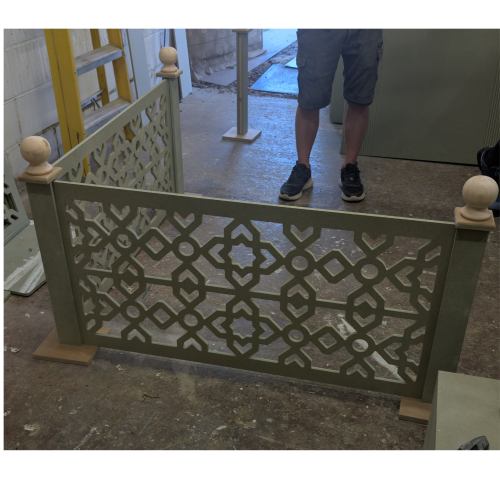 Fence for stages / moroccan stage fences