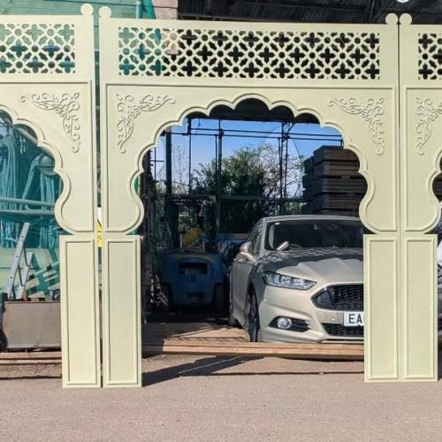 Moroccan 2D panels\ Mughal arches
