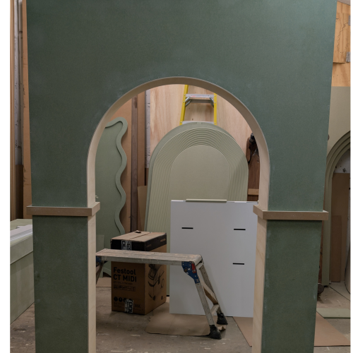 3D arch with beading