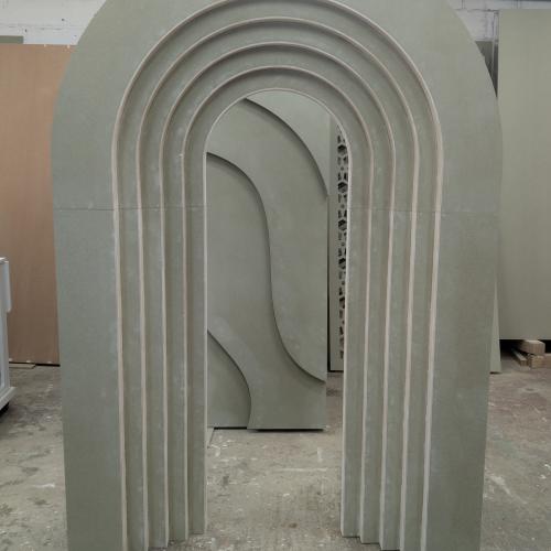 3D effect layered arch